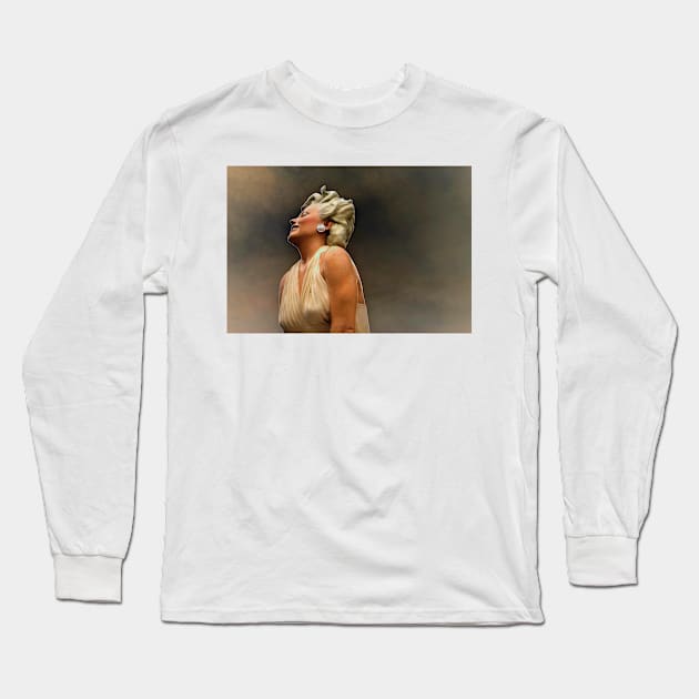 Forever Marilyn Long Sleeve T-Shirt by bgaynor